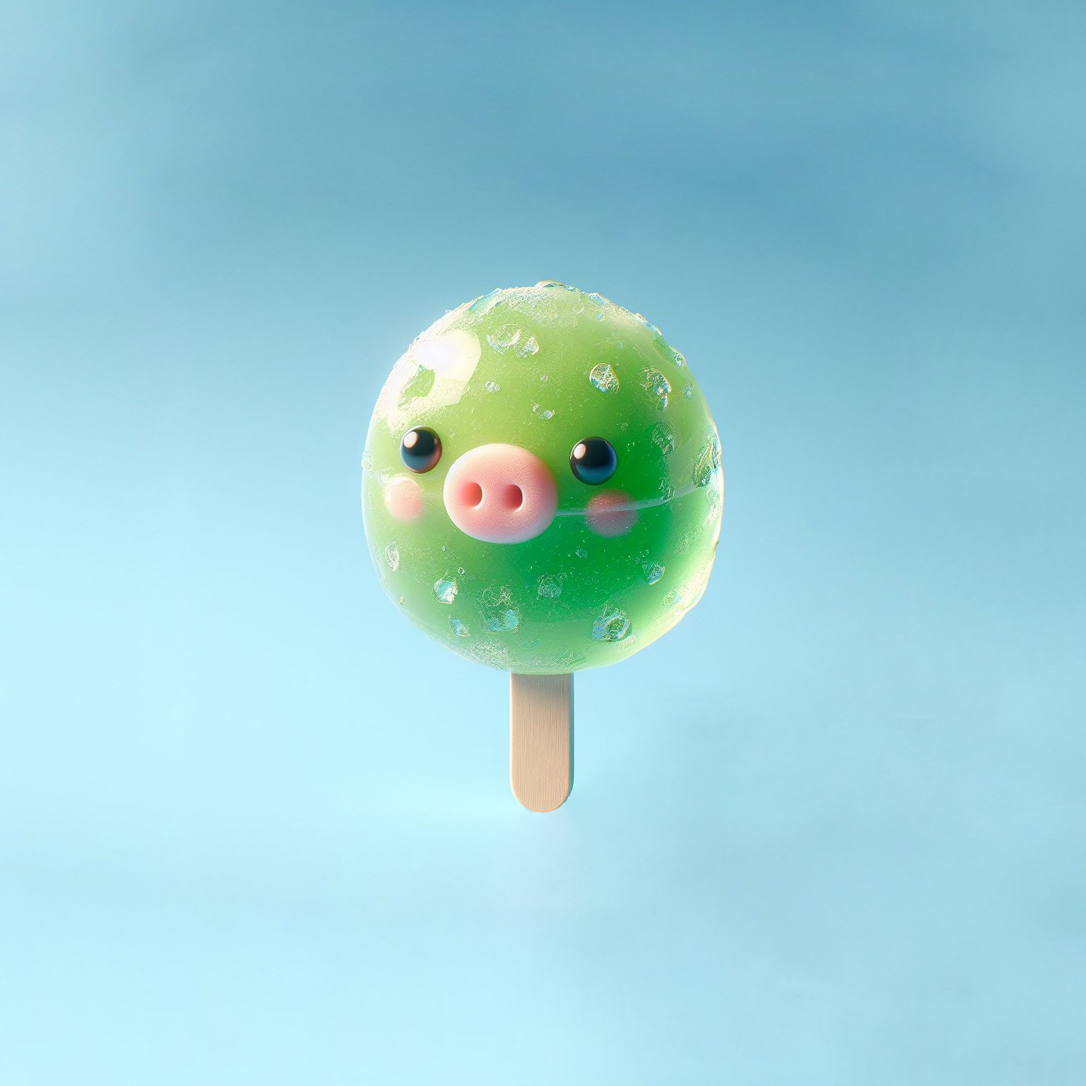 En liten Piggelin, som ser ut som en gris